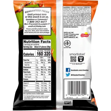 Cheetos Flamin Hot Limon Chips