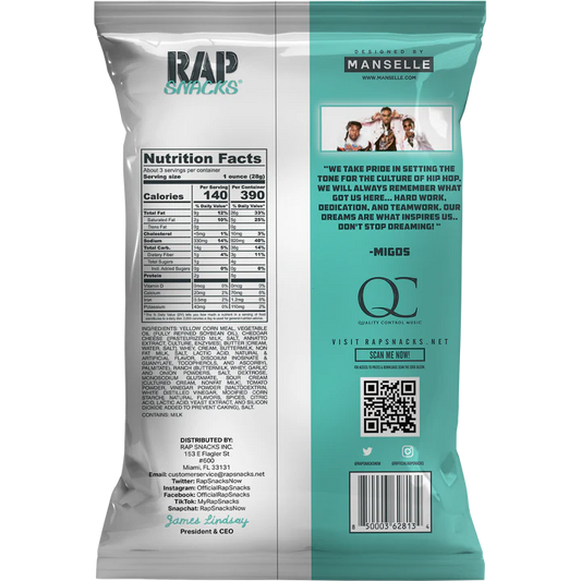 Migos White Cheddar & Ranch Puffs