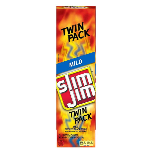 SLIM JIM GIANT TWIN SWEET/HOT 1.94OZ