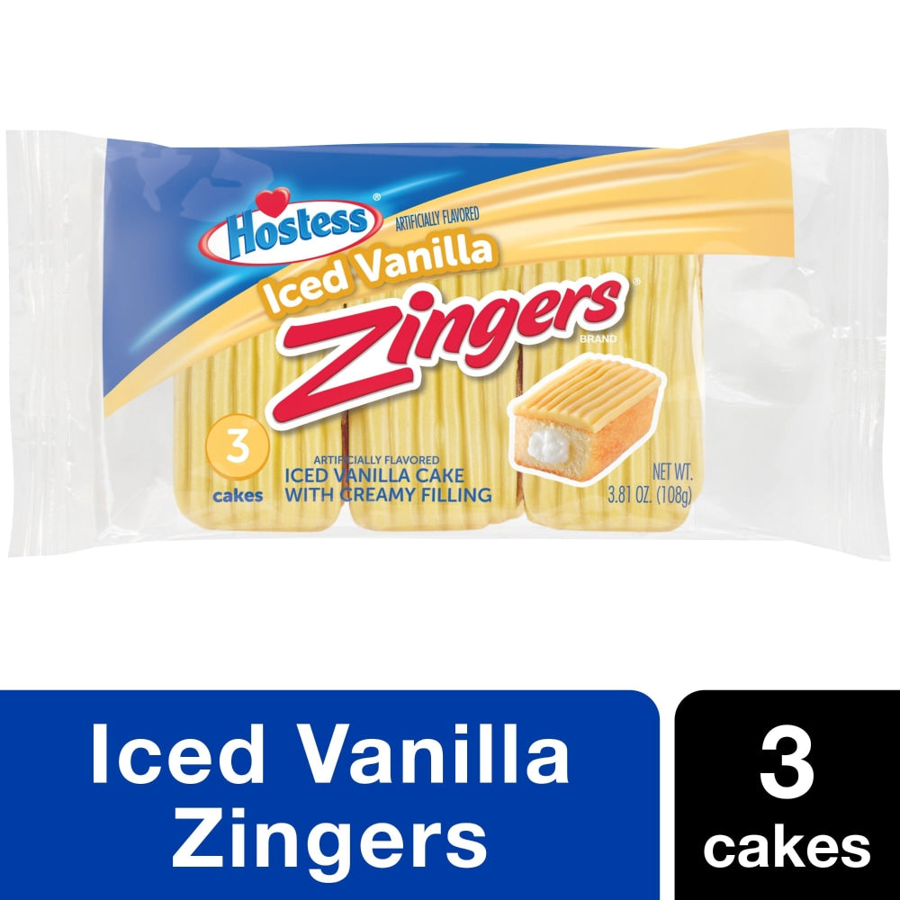 HOSTESS VANILLA ZINGER 6/3CT