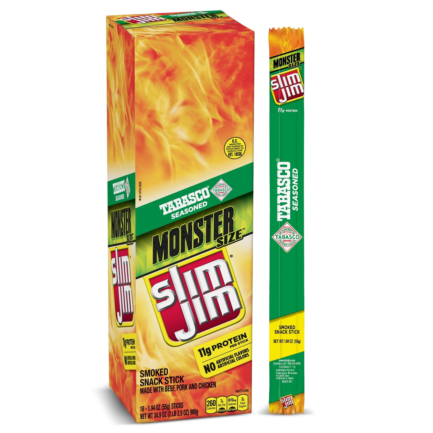 SLIM JIM MONSTER TABASCO