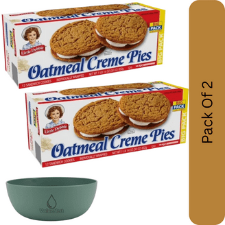 L/DEBBIE OATMEAL CREME PIE 12CT $1