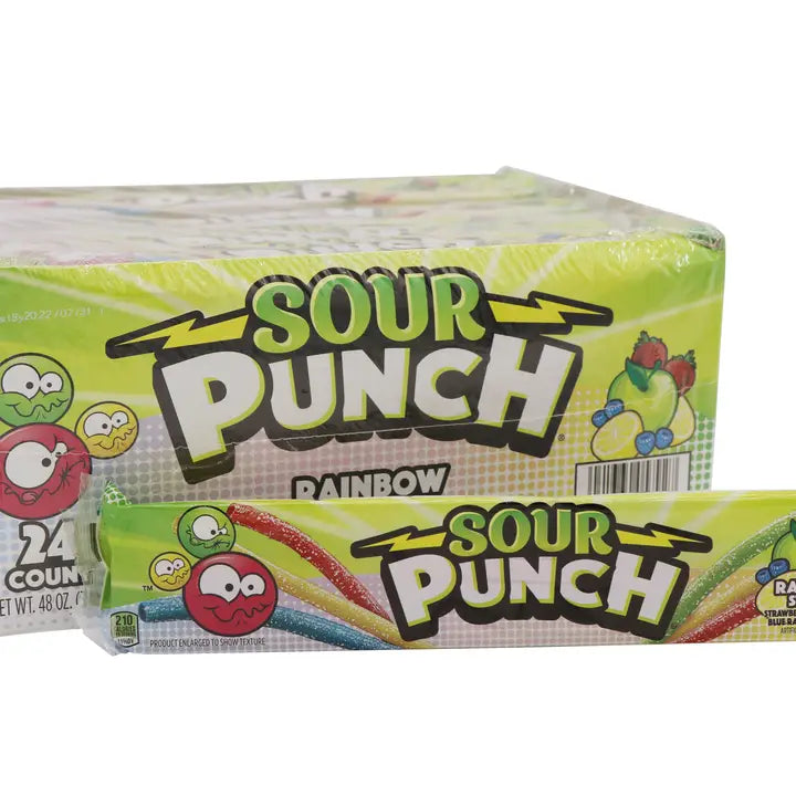 Sour Punch Straws Rainbow