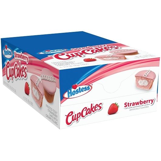 HOSTESS STRWBRRY CUPCAKES 6CT