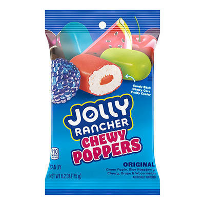 SP JOLLY RANCHER CHEWY POPPERS 6.2OZ PEG