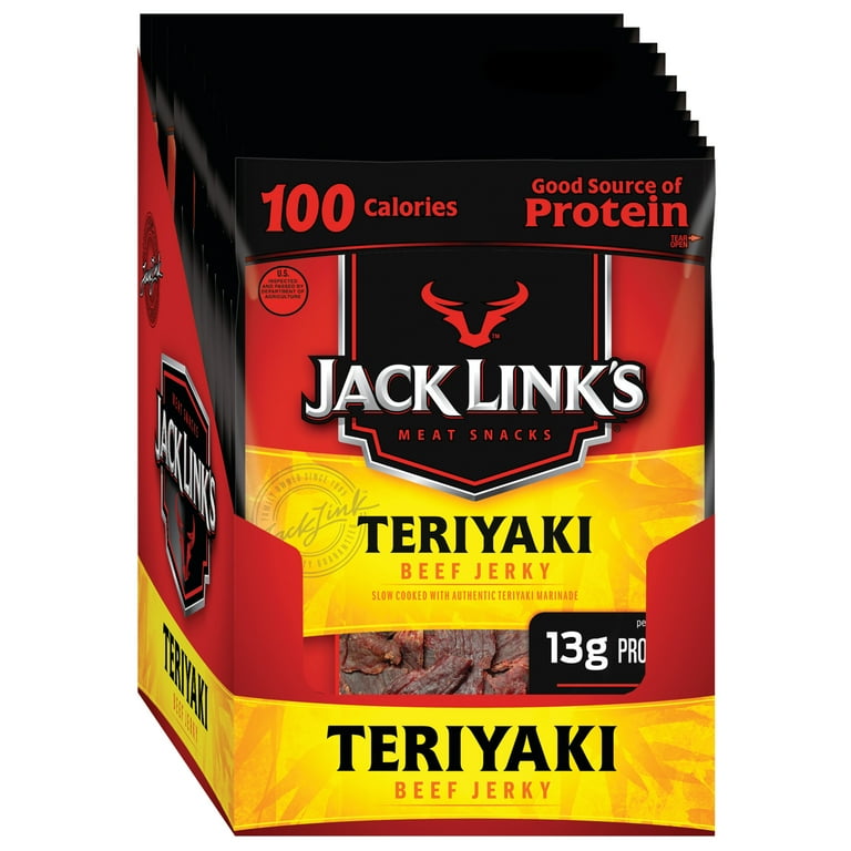 JACK LINKS TERIYAKI BEEF JRK 1.25OZ 10CT
