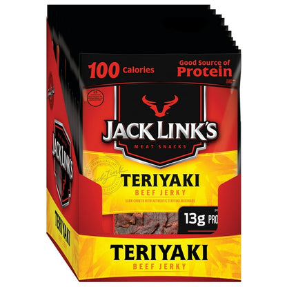 JACK LINKS TERIYAKI BEEF JRK 1.25OZ 10CT