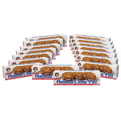 L/DEBBIE OATMEAL CREME PIE 12CT $1