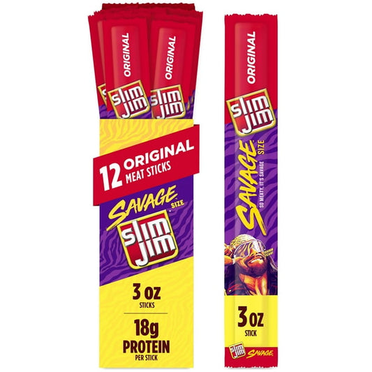 SLIM JIM SAVAGE ORIGINAL 3OZ