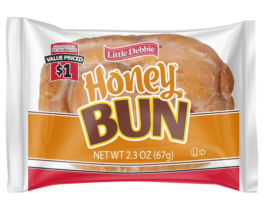 L/DEBBIE GLAZED HONEY BUNS 2.3OZ 9CT
