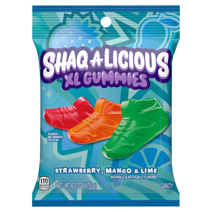 SHAQ-A-LICIOUS XL GUMMIES ASSORTED SNEAKERS 48CT