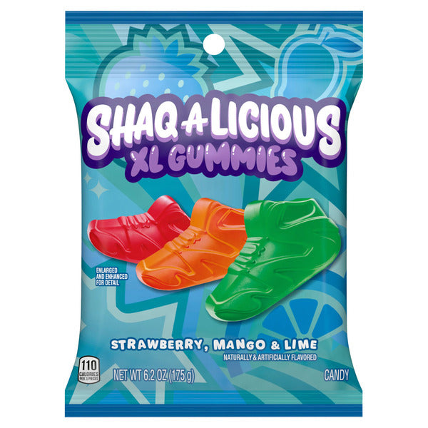 SHAQ-A-LICIOUS XL GUMMIES ASSORTED SNEAKERS 48CT