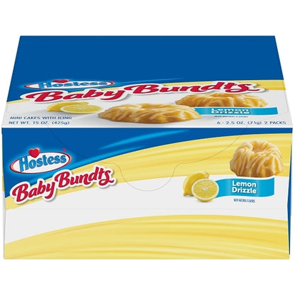 HOSTESS BABY BUNDT LEMON 6CT