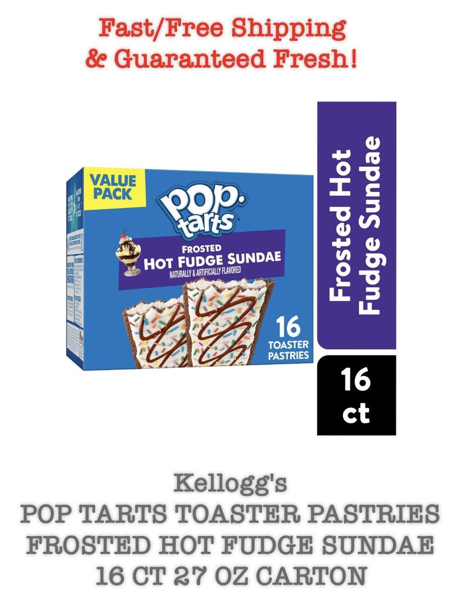 POP TARTS HOT FUDGE SUNDAE S/S 6CT